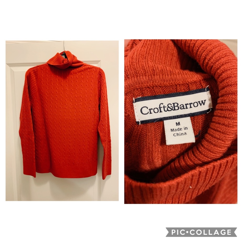 Red Turtleneck, Medium